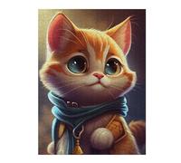 52x38cm/1000pcsPuzzles for Teenagerss Cute Cat Animal Jigsaw Puzzle Toy Wall Decor Difficult Challenge Stress Reduction Gifts 52x38cm/1000pcs