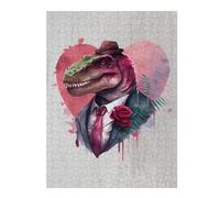 52x38cm/1000pcsPuzzles for Teenagerss Gangster Style Dinosaurs Jigsaw Puzzle Toy Wall Decor Difficult Challenge Stress Reduction Gifts 52x38cm/1000pcs