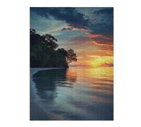 52x38cm/1000pcsPuzzles for Teenagerss Sunsets Gentle Embrace Jigsaw Puzzle Toy Wall Decor Difficult Challenge Stress Reduction Gifts 52x38cm/1000pcs