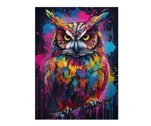 52x38cm/1000pcsTeenagers Puzzles Owl Painting Bird Puzzle for Adults DIY Toys Enhance Memory Unique Gifts for Birthday And Christmas 52x38cm/1000pcs