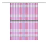 53.54x70.87Inch(136x180cm)Opaque Privacy Curtain, Use Alone Or with Clear Shower Curtain - Weighted Hem, Water-Resistant - Shower Curtain Liner, Bathroom Curtains, Bathroom CurtainStrawberry Milk Choc
