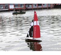 53.74" RC Sailing Boat Super Giant Unpowered Hobby Remote Control Boat 2.4G 4CH Adult 14 Years Old Sail Model 14+ by SOWOFA