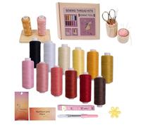 53 Pcs Set:Household Saddle Machine and Thread Kit.Includes Sewing Thread,Large Hole Needle and Other Accessories.Perfect for Sewing and Sewing Machine Sewing