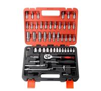 53-piece Ratchet Socket Set with 1/4-inch Drive - Versatile Automotive Repair Tool Kit & Screwdriver Set for Efficient Hand Tool Solutions
