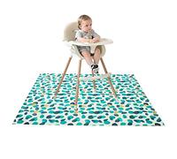 53'' Splash Mat Art Mat Splat Mat High Chair Mat Waterproof Mat Splash Mat For Toddlers Splat Mat For Under High Chair Kids Placemats For Dining Table High Chair Mat For Under High Chair Non-Slip