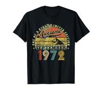 53 Year Old Birthday Gifts For Men September 1972 53rd Bday T-Shirt