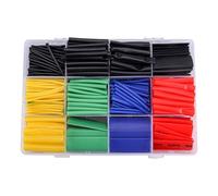 530 / 800Pcs Electric Insulation Heat Shrink Tube Sleeving Electrical Wire Cable Wrap Assortment 2: 1 Shrink Ratio Heatshrink Tube Kits Tubing Wrap for Wire Cable