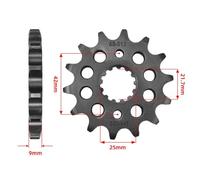 530 Cadena 14T 15T 16T 17T 18T 20CrMnTi Motorcycle Front Sprocket Compatible With SV1000 SV1000S 2003-2007 Models Fits TL1000 S TL1000 R 1997-2002 Bikes(17T)