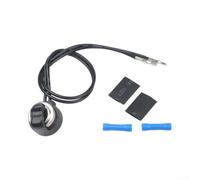 5303918810 Defrost Thermostat for Refrigerator - Precise Temp Control Switch for Electrolux for kenmore - Metal Frost Sensor - Freezer Cooling Repair Part - 10.4in Black Red