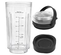 530ml Blending Vessel Cup Replacement Compatible with Ninja Blast Portable Blender BC151 & BC100 Series, Sip Spout Lid with Carry Handle & Bottom Cap for Ninja Mini Blender Replacement Parts
