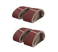 533mm x 75mm Mixed Grit Abrasive Sanding Belts Power File Sander Belt 50 Pack