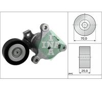 Multi-ribbed V-belt tensioner 534 0362 10 INA for PEUGEOT CITROËN