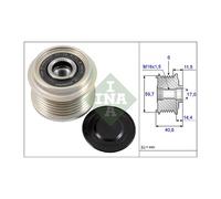535 0227 10 Alternator Freewheel Clutch Overrunning Pulley Vibration Damper INA