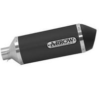 53528ANN - Exhaust Muffler Arrow Urban Aluminum Dark Vespa GTS 125 (17-18)