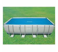 (538 x 253 cm (L x W)) Intex Solar Pool Cover Rectangular Swimming Ground Pool Sheet Multi Sizes
