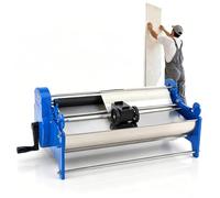 53cm Manual Wallpaper Glue Coater Machine with Digital Meter Counter, 8L Tank Hand-Crank Wall Paper Paste Applicator for Even Starching Coating, Adjustable Thickness Placement Tool