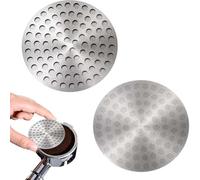 53MM Puck Screen,0.8mm Screen Thickness Espresso Puck S-creen,Reusable Metal Espresso Filters Mesh Plate,Improve Extraction,Durable & Easy to Clean Coffee Accessories for Home Barista,2-Layer 53mm