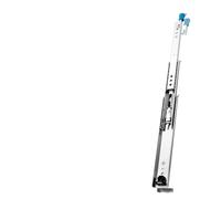 53mm Wide Drawer Slide Rail - Full Extension Ball Bearing, 120KG Load Capacity, Erosion Resistant, Easy Installation, 900MM Length for Smooth Drawer Movement