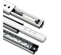 53mm Width Heavy Duty Drawer Slides 1-Pair Metal Runners, Sturdy Ball Bearing, for Industrial Cabinet Guide Rail, RV, Kitchen, Wardrobe, Table Extension Slides 10in 30in 60in