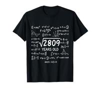 53rd Birthday 53 Years Old Funny Math Nerd Humor G ift T-Shirt