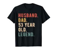 53rd Birthday Decoration Gift Funny Husband Vintage Dad 1970 T-Shirt