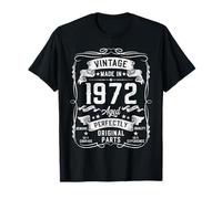 53rd Birthday Gifts for Men 53yr 53 Years Old Vintage 1972 T-Shirt