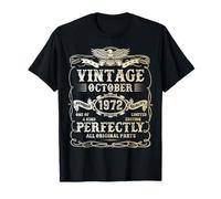 53rd Birthday Gifts for Men October 1972 53 Year Old Bday T-Shirt