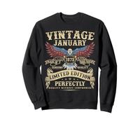 53rd Birthday Gifts January 1973 Men Funny 53 Years Old Sweatshirt