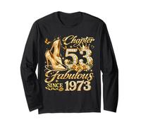 53rd Birthday Queen Chapter 53 Fabulous Since 1973 Women Long Sleeve T-Shirt