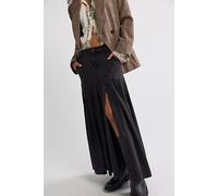 53rd Street Chino Maxi Skirt at Free People in Black, Size: US 4 - female