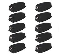 53x24x22mm Drum Claw Hook 10pcs Iron Oval Shape Drum Claw Hook for Bass Drums & Snare Drum (black)