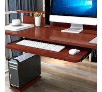 54-70cm Keyboard Tray with Clamp for Keyboard & Mouse Sliding Pull-Out Shelf for Ergonomic Workspace Adjustable Desk Home Office Essentials.