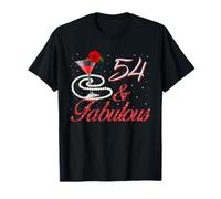 54 And Fabulous 54th Birthday 54 Years Old Bday T-Shirt
