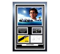 (54) Ayrton Senna Formula 1 Legend Signed Framed Autograph Signature A4 (21 X 297 CM) Art Work Wall Art Display (REPRINT) #####
