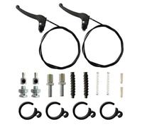 54" Corded Brake Handles Set of 2, Adjustable Wheel Lock Brakes, Replacement for 4 Wheel Folding Roller/Rolling Walker/Wheelchair/Mobility Walker