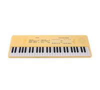 54 Key Electronic Piano Keyboard, Portable Music Keyboard with Microphone Electronic Digital Piano for Beginners (Yellow)