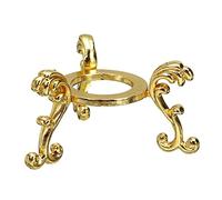 54 mm Crystal Ball Stand, Golden and Silver Crystal Sphere Stand, Clear Crystal Ball Stand, Globe Ball Stand for Home Desktop, Ornament Crystal Stand Display Holder for Kids Women(Gold)