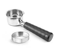 54 mm Espresso Filter Holder Handle Stainless Steel Replacement Basket with Magnetic Dispenser Funnel Compatible with Breville BES870 Machines
