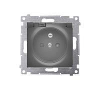 54 MODULE BLACK SOCKET 1X Z/U WITH PREMIUM 54 DGZ1BZ.01/49A