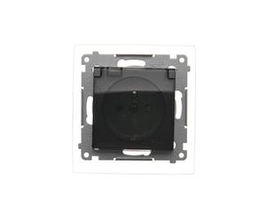 54 MODULE CHARCOAL SOCKET 1X Z/U WITH PREMIUM 54 DGZ1BZ.01/48A