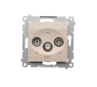 54 MODULE CREAM TV SATELLITE SOCKET PREMIUM 54 DASK.01/41