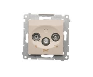 54 MODULE CREAM TV SATELLITE SOCKET PREMIUM 54 DASK.01/41