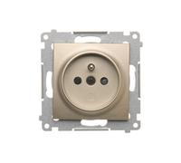 54 MODULE GOLD MATTE SOCKET 1X Z/U WITH PREMIUM 54 DGZ1Z.01/44