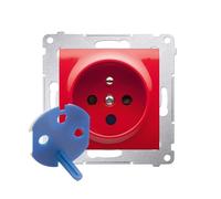 DATA z/u 16A IP20 Single Socket with Simon 54 DGD1.01/22