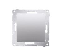 54 MODULE SILVER MATTE PUSHBUTTON 1X 1Z PREMIUM DP1.01/43