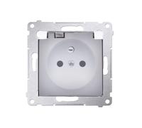 54 MODULE WHITE SOCKET 1X Z/U WITH PREMIUM 54 DGZ1BZ.01/11A