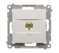 54 MODULE WHITE TV SOCKET PREMIUM TERMINAL 54 DAK1.01/11