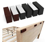 54 PCS Felt Furniture Pads,18pcs Felt Pads+36pcs EVA Foam,Anti-Vibration Soundproof Pads for Bed Frame/Headboard Furniture Protectors,Self Adhesive Furniture Pads for Chair Legs Table Legs(Brown)