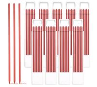54 Pcs Tracer Pencil Refills, 2.8mm Pencil Lead Refills Replacement for Construction Pencils, Carpenter Pencils RefillsDeep Hole Marker Lead Refill for Construction Woodworking (Red)