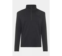 54 Toni Sailer Sports Mens Jeff Half Zip Fleece Black Size 44"